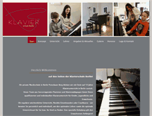 Tablet Screenshot of klavierschule-berlin.com